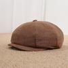 Autumn and winter Internet celebrity hat casual face small versatile octagonal beret new octagonal hat literary retro Japan and Korea