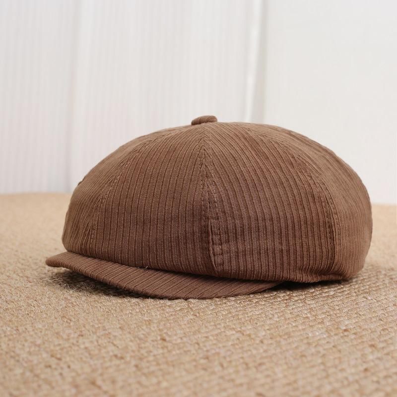 Autumn and winter Internet celebrity hat casual face small versatile octagonal beret new octagonal hat literary retro Japan and Korea