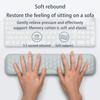 Creative Ergonomic Mouse Pad Memory Foam Anti-slip Wristband Mouse Mat Wrist Rest Soft Keyboard Hand Cushion