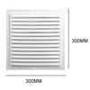 Aluminum Alloy Air Vent Grille Air System Net Cover Screen Heating Cooling Vents Plate Window Square Vent 200*300mm/200*400mm