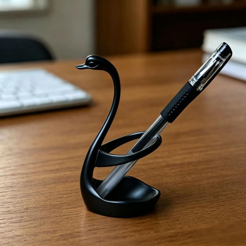 Swan Toothbrush Holder Creative Swan Shape Bathroom Storage Rack Multifunctional Drain Organizer For Bathroom Countertop