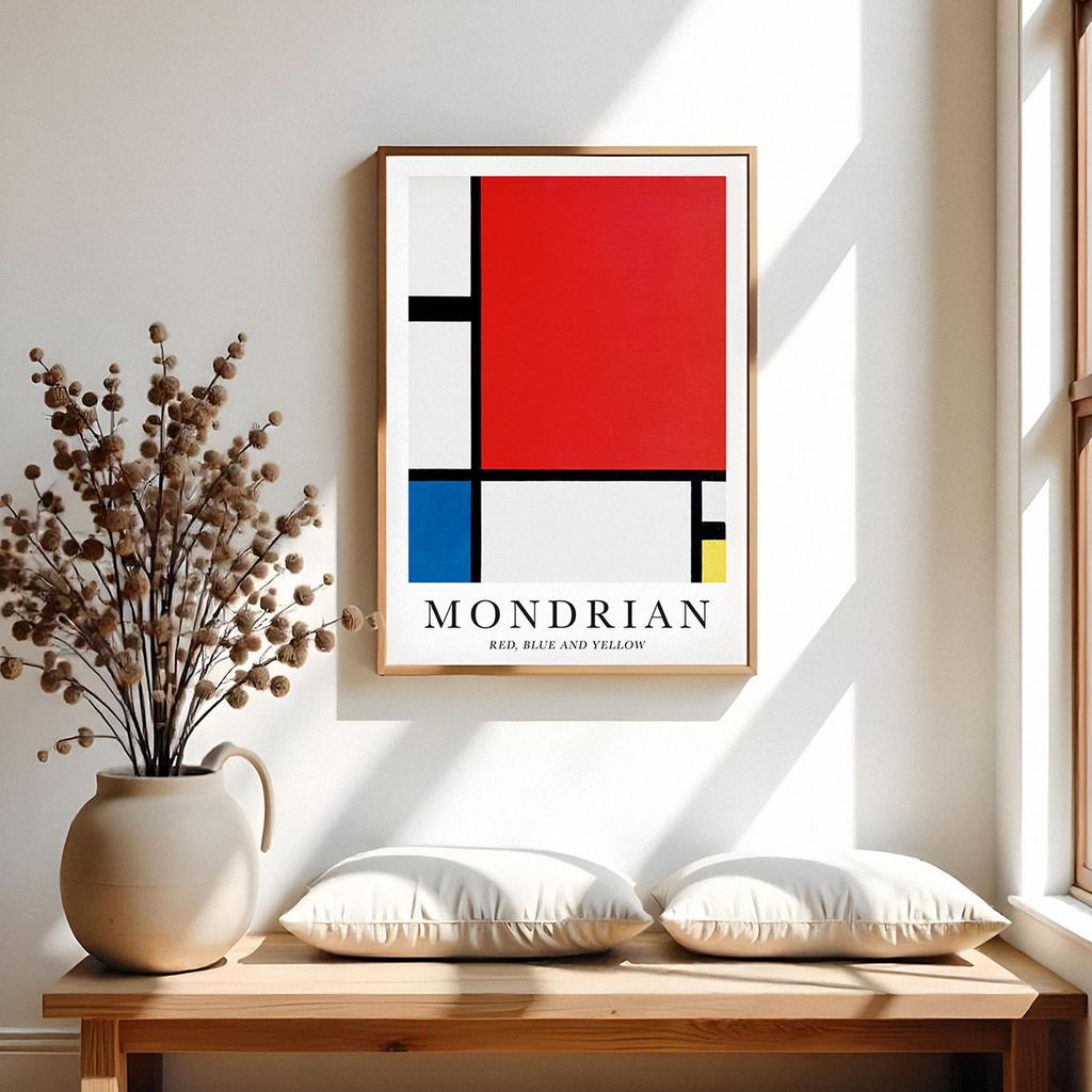 Plakat mondrian obrazy reprodukcje