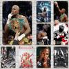Mayweather Athlete Metal Signs Wall Decor Vintage Tin Signs Captain Metal Poster Decor for Bar Pub Club Wall Decoration
