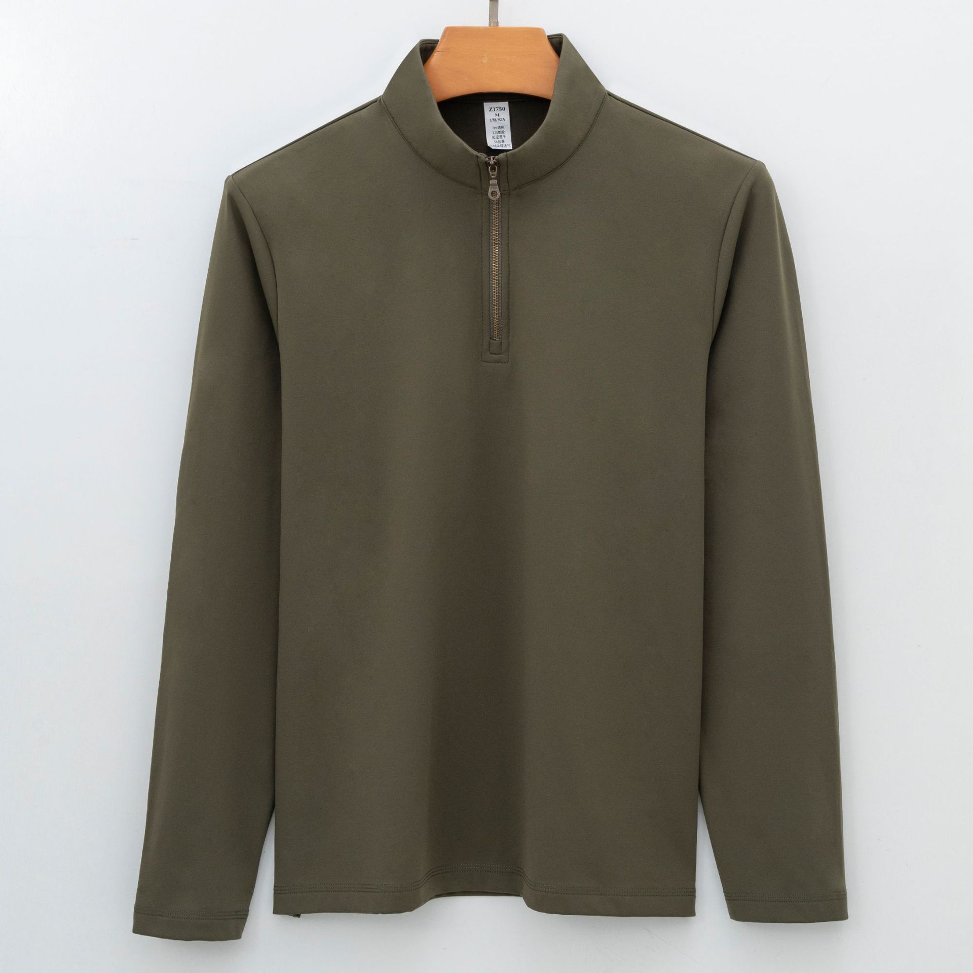 

Толстовка с длинными рукавами, матовая мужская футболка Jinmu, спортивная полумолния, толстовка мужская XXXXL