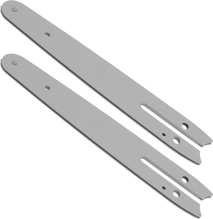 Lot de 2 guides-chaîne 6 pouces (152 mm de coupe) en acier au manganèse pour mini-tronçonneuse