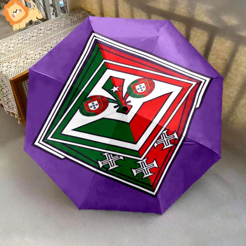 Royal Emblem Heritage Folding umbrella durable Suitable for all seasons travel light printing