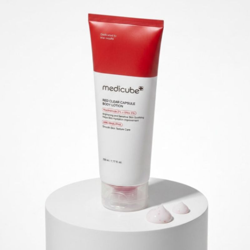 Medicube Loțiune de Corp Capsulă Roșie – Calmare Intensă & Hidratare 230ml