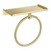 Elegant Brushed Towel Holder Rack For Small Space 180 Degrees Rotate Function 304 Stainless Steel