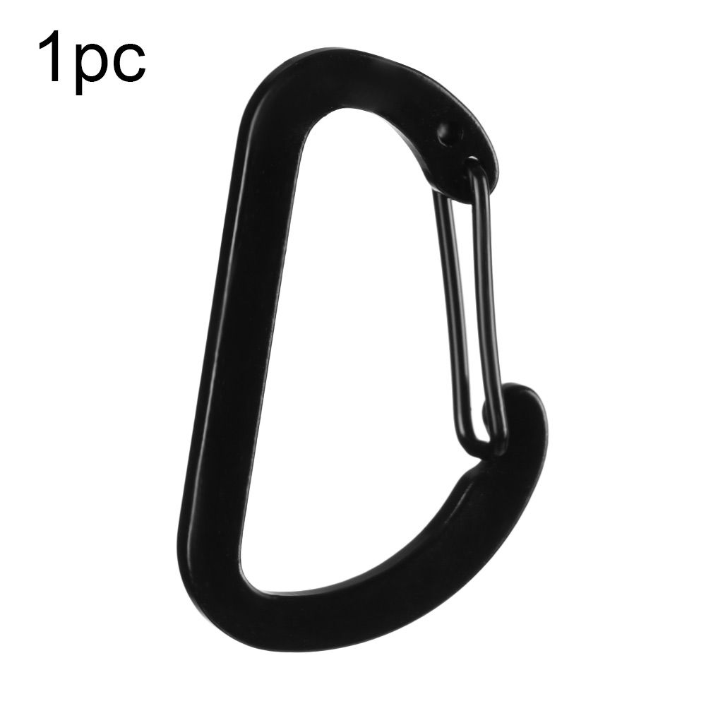

Черный Альпинизм Кемпинг Туризм Рюкзак Пряжки Крючки для бутылок с водой Защелкивающийся брелок D Карабин 1pc