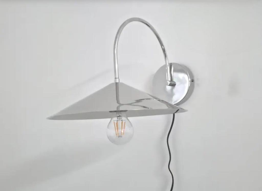 Plug In Wire Shade Wall Sconce Wall Lamp Mid Century Wall Light Fixture