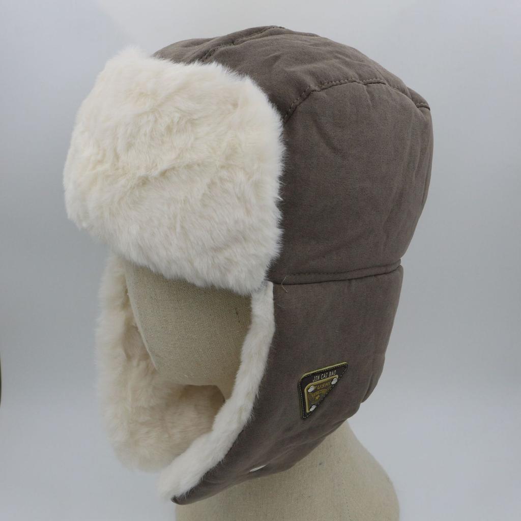 Winter Lei Feng Hat for Men and Women, Autumn and Winter, Fleece-lined, Warm, Cycling, Earflap Hat, Outdoor, Hiking, Skiing, Train Head Hat