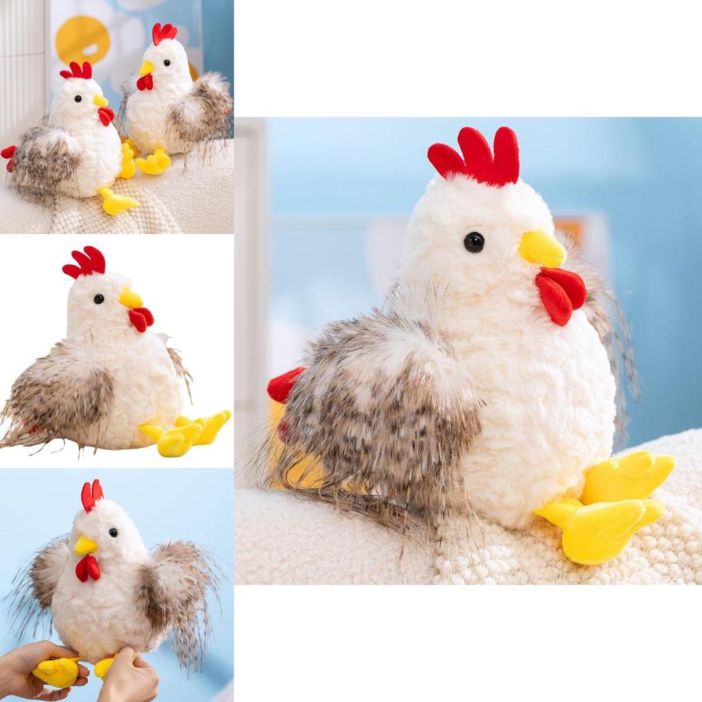 Plush Chicken Toy With Pp Cotton Filling For Kid Play And Comfort