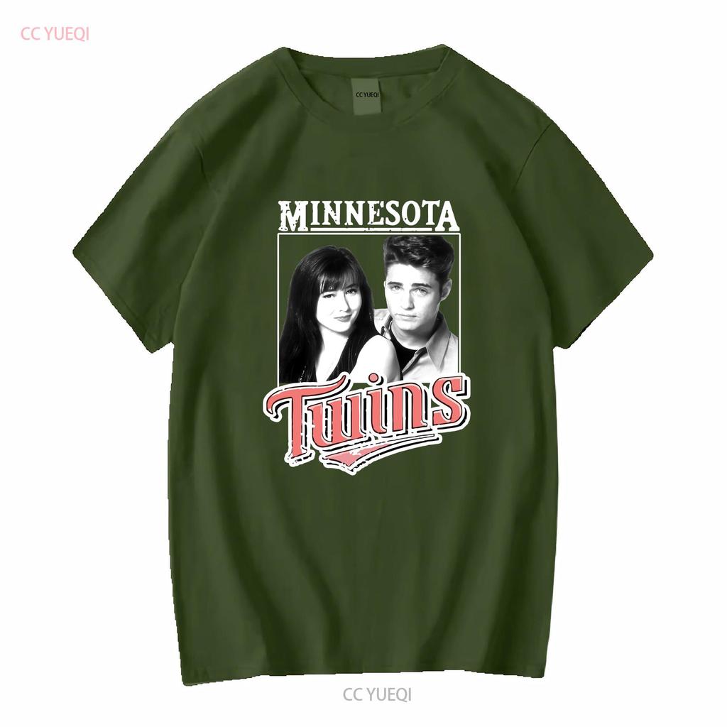 Twins Brenda Brandon Walsh T Shirt long or short sleeves vintage Washed homme graphic Unisex Casual fashion Stylish streetwear