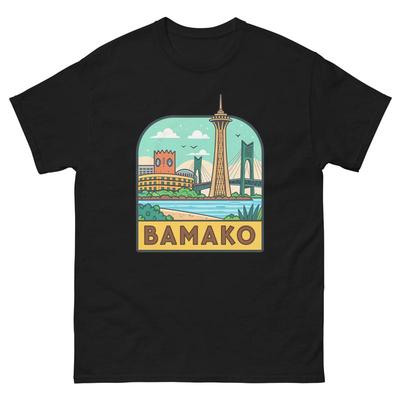 Bamako Světové Cestování Městská Oblast Město Tričko