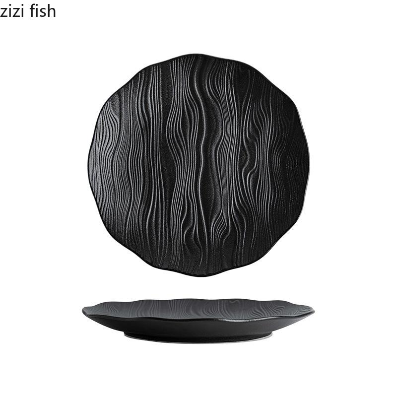 Ceramic Steak Plate Dining Plate Pasta Dish Hotel Serving Plates Sushi Plate Sashimi Plates Fruit Dish Snack Bowl Dessert Bowl