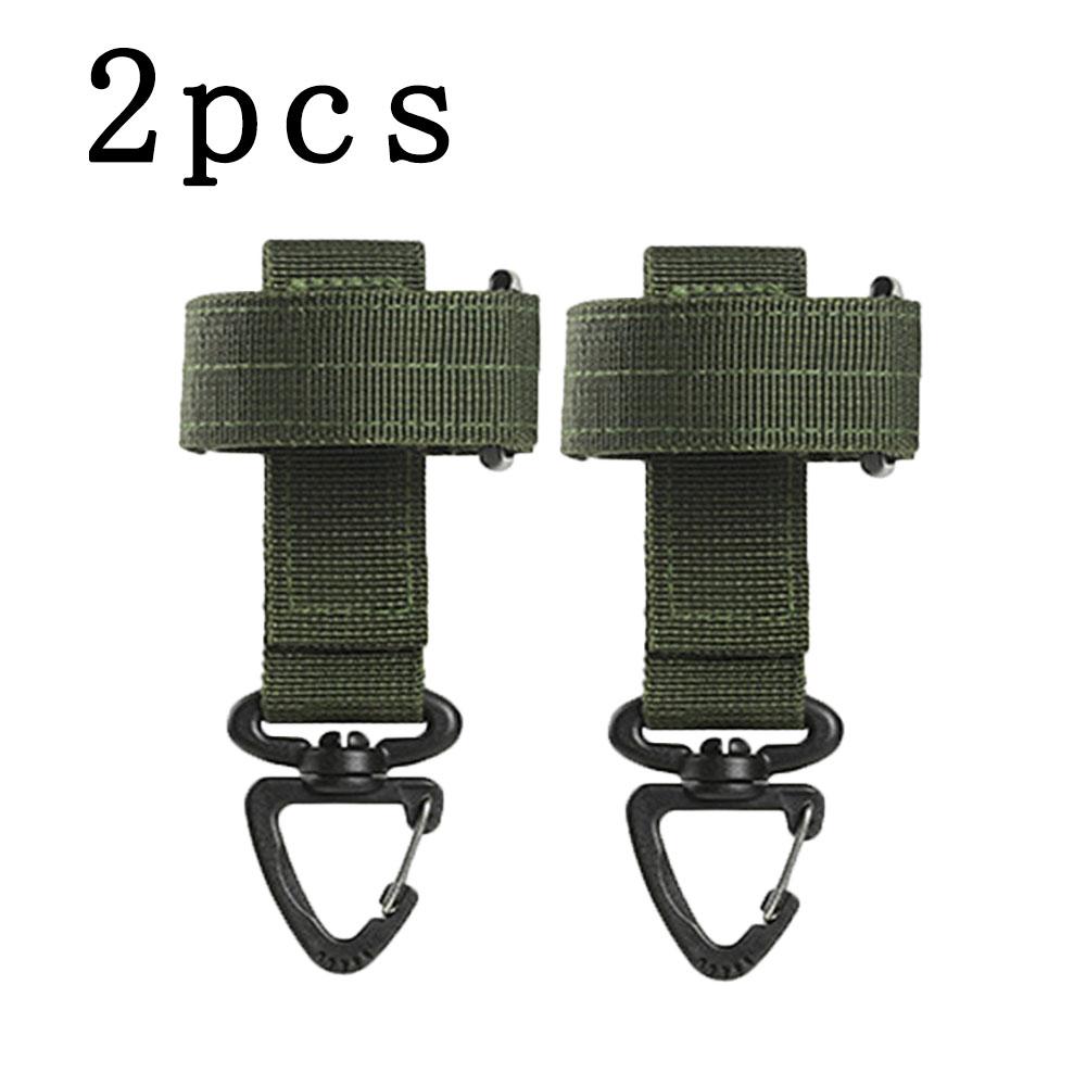 1/2pcs new multi-purpose tactical gloves buckle hook ventilator military rope climbing outdoor storage adjust camping hanging