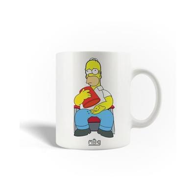 Keramiktasse - Die Simpsons - Homer Simpson Traurig - 30cl - Spülmaschinenfest - Weiß