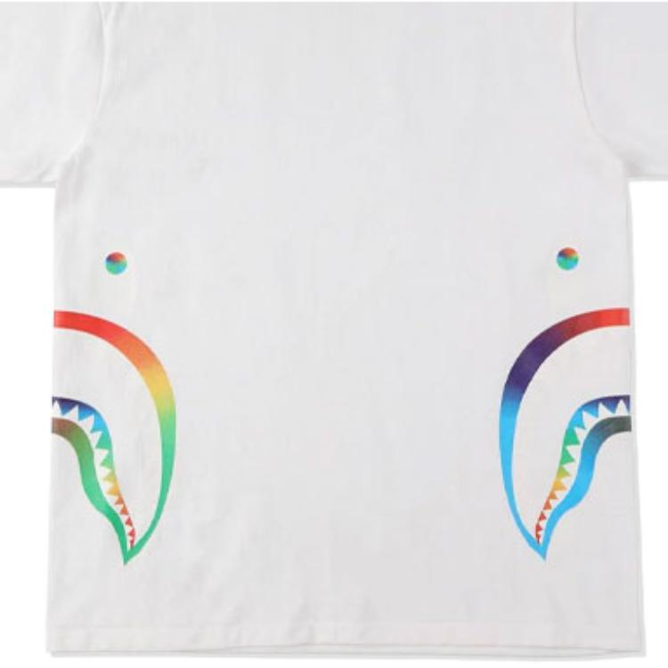 A BATHING APE Shark T Shirt Men's 1H30-110-021