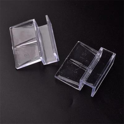 Clips en Acrylique pour Aquarium 5/6/8/10/12mm Supports pour Couvercle en Verre Accessoires pour Filtre d'Aquarium Support de Lampe 10 Pièces