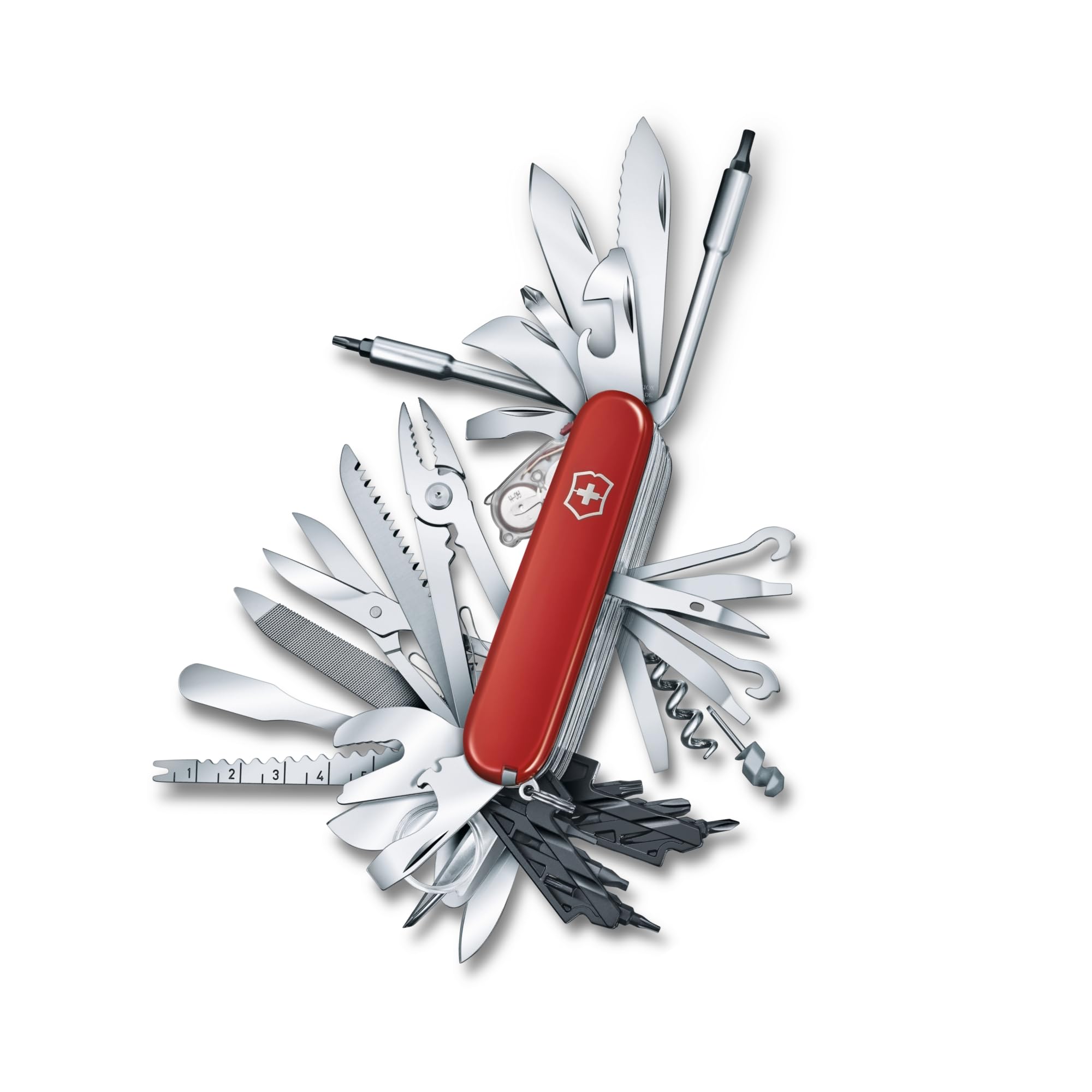 

Мультиінструмент VICTORINOX Swiss Champ XXL Collector із 73 функціями [Гарантія входить] червоний