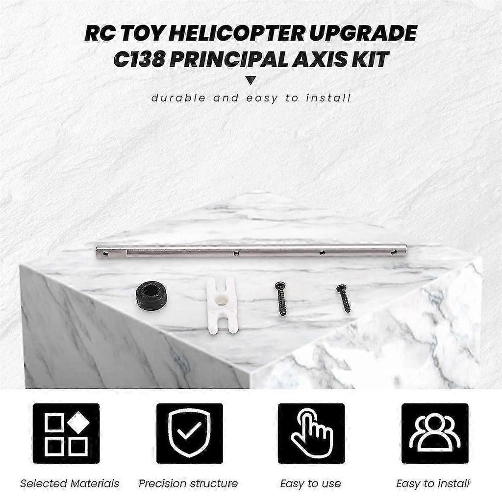 Suitable for RC Toy Helicopter Upgrade C138 Principal Kit for RC ERA C138 Bell 206 1:33 RC Toy Helicopter Parts-si Xi