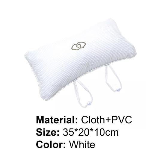 Oreiller de bain doux, confortable, léger, ergonomique, lavable, pour baignoire SPA, pour la maison