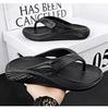 Men's Orthopedic Sandals Fashion Beach Flip Flop Summer Outdoor Soft Sandals With Arch Support Classic Flip Flop Black