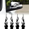 4 Pieces 5.9" Flame Reflective Sticker for Car Vinyl