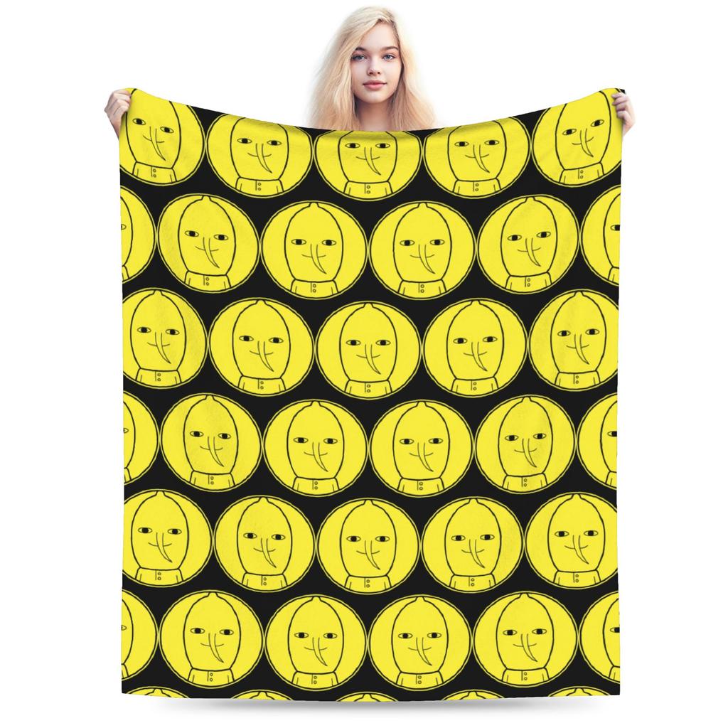 Lemongrab  Stuff Blankets Ultra-Soft Flannel  Throw Blanket Cozy Rug Piece