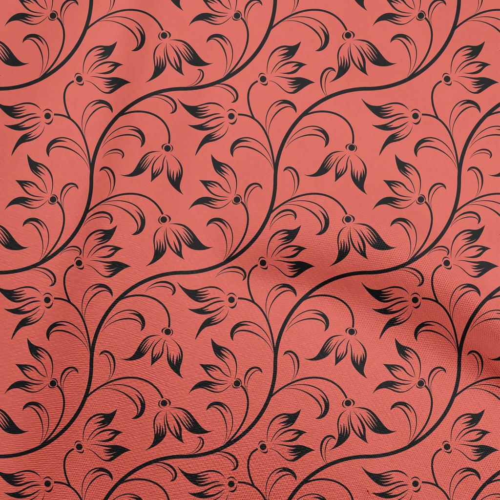 oneOone Cotton Flex Grau Stoff Asiatisch Blumen Block Kleid Material Stoff Druck Stoff Meterware 40 Zoll