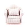 Simulation Dollhouse Sofa Striped Mini Sofa Girls Gift Miniature Sofa  Children Toy