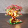Sakura Tree House Building Blocks Diamond Blocks Japanese Street View Cherry Blossom Model Toys Micro Bricks Toys For Girls Gift