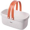 Handheld Bathroom Toiletries Basket - Large Capacity for Men's and Women's Bath Essentials