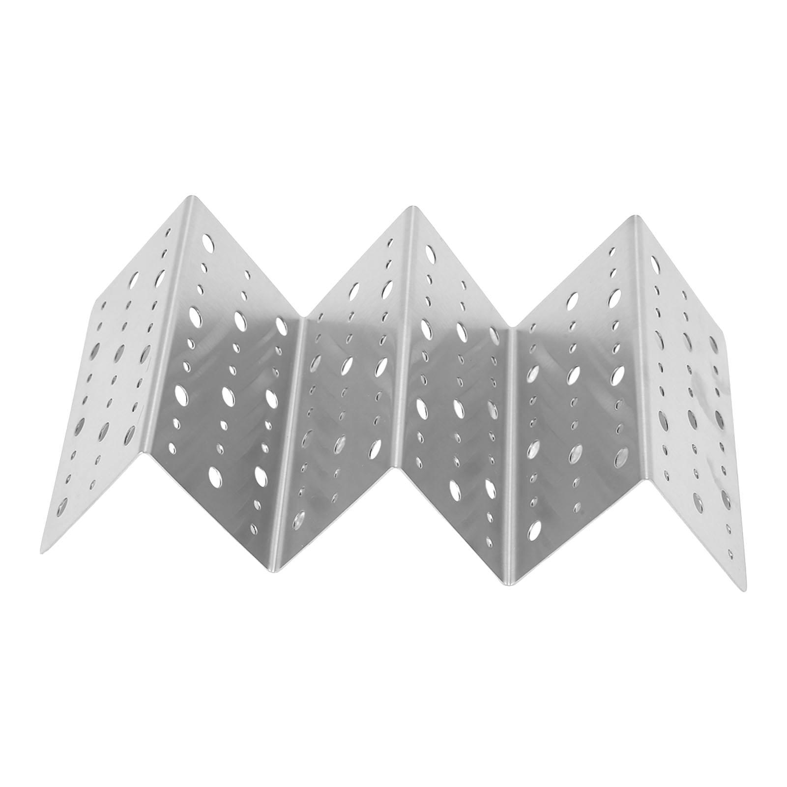 

Taco Holder Round Holes Stainless Steel Taco Holder Stand Dishwasher Oven and Grill Safe