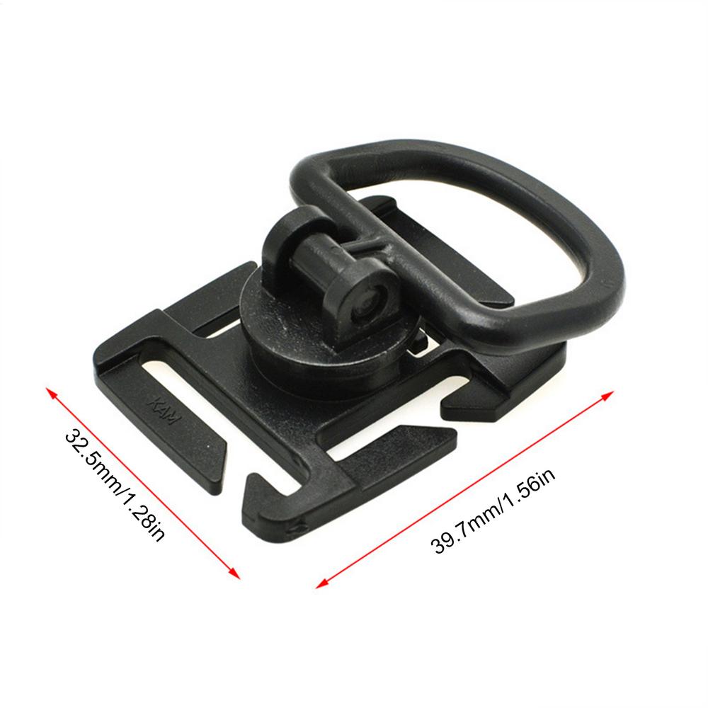 D-buckle Drink Tube Clip 360 Degree Rotatable Water Bladder Bag Clip Quick Release Clamp Backpack Accessories for Camping Hiking