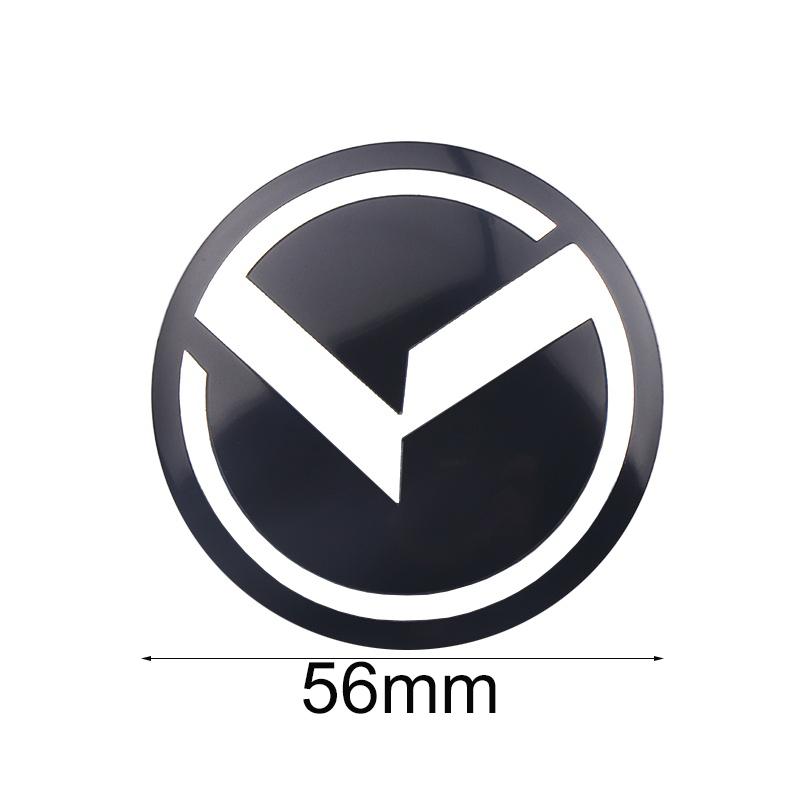 4 ks 56/60/65/68MM Pro KIA Rio Ceed Sportage Cerato Soul Sorento Picanto Optima Krytky středových kol auta Samolepka na kryt kola