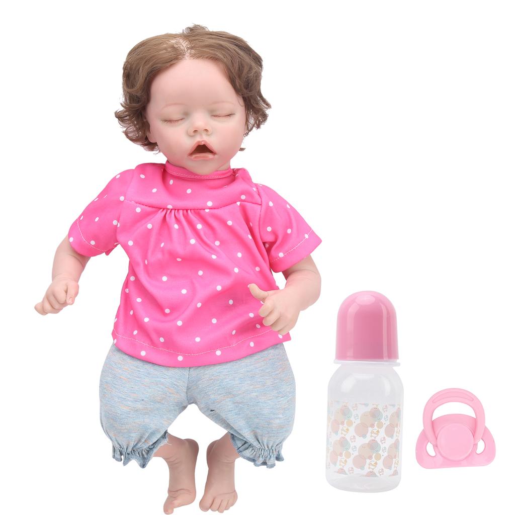 Lifelike Newborn Sweet Baby Reborn Doll Children Role Play Cute Infant Girl Doll Toy 45cm