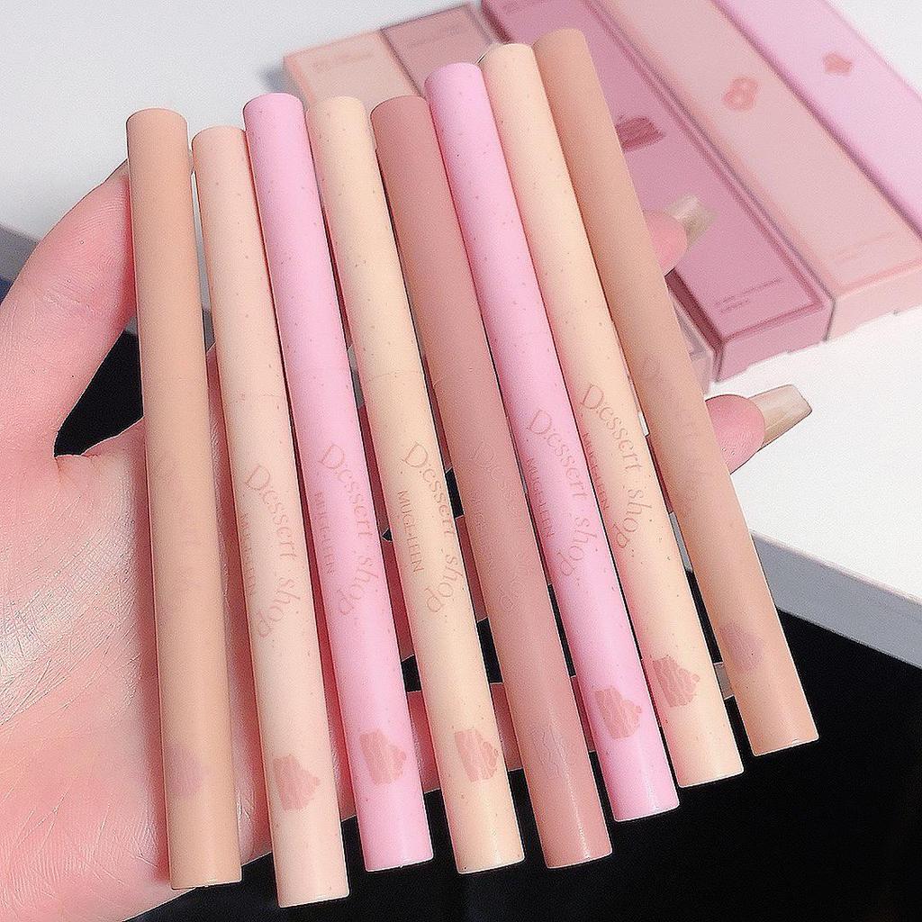 Muge Leen Waterproof Automatic Lip Liner - Long-Lasting, Smudge-Proof Lip Defining Pencil