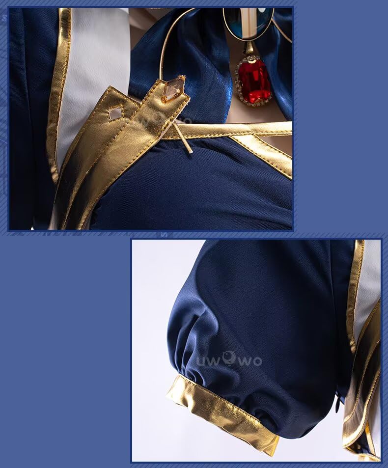 Pupubanbanya Ishtar Cosplay Costume (Lavender), Christmas Halloween Costume, Maid Outfit, Size S