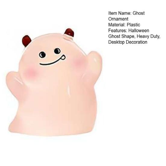 1/6/24/36Pcs Halloween Ghost Figurine Glow-in-the-dark Mini Cartoon Ghost Statue Luminous Miniature Ghost Ornament Desktop Decoration