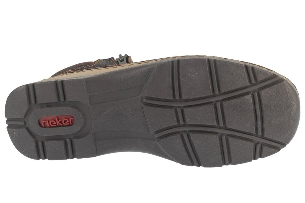RIEKER Shoes, Mens Brown Lace-up Shoes
