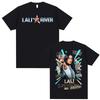 Singer Lali Esposito LA QUE LE GANA AL TIEMPO 2026 Tour Vintage T Shirts Unisex Women High Street T Shirt Casual Oversized Tshirts