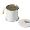 Anti-Leakage Oil Filter Pot Large Capacity Grease Separator  Frying Essential