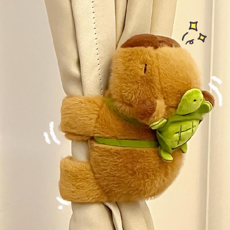 Fun and Stylish Capybara Plush Bracelet Trendy Wristband Portable Fashion Accessory for Wrist or Bag Decoration