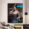 Vintage Art Poster Funny Style I’m Queen with or Without You Prints  Funny Quotes Letter Art Canvas Painting Home Room Decor