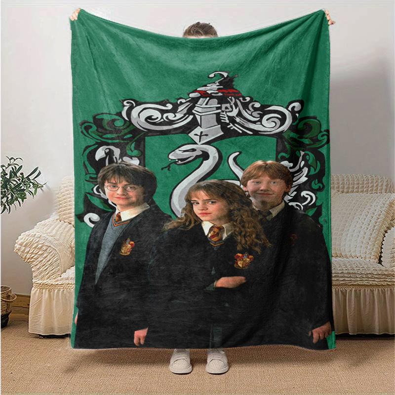 Harry Potter Hogwarts School Uniform Cosplay Costume Robe Cloak for KidsPrint Blanket, Soft Blanket For Sofa Office Bed And Travelling Daugh