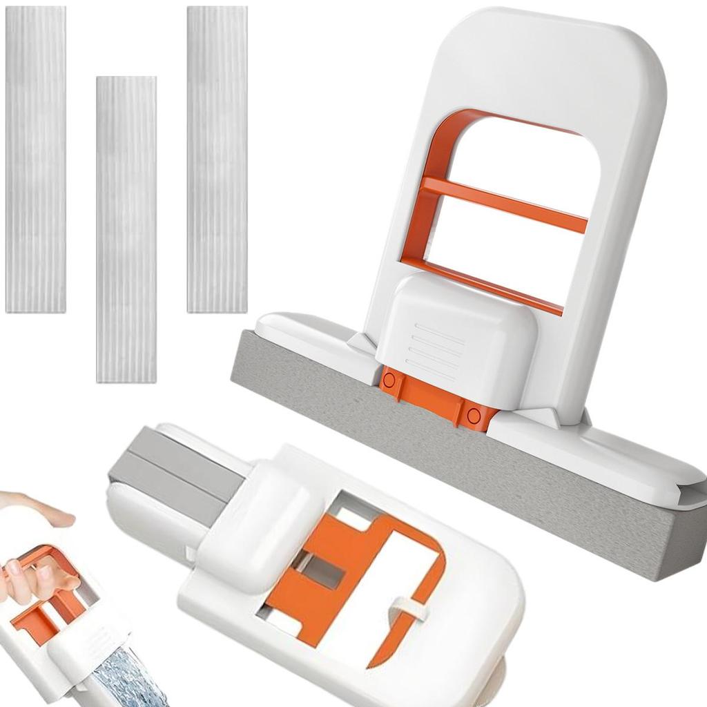 Desktop Mop Wet and Dry Use Mini Mop Self-Squeezing Mop for Tea Tables Desks and Dining Surfaces