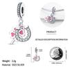 Copper Charms Original Four-Leaf Clover Beads Fit Bracelet Jewelry Diy Lady'S Gift Accessory