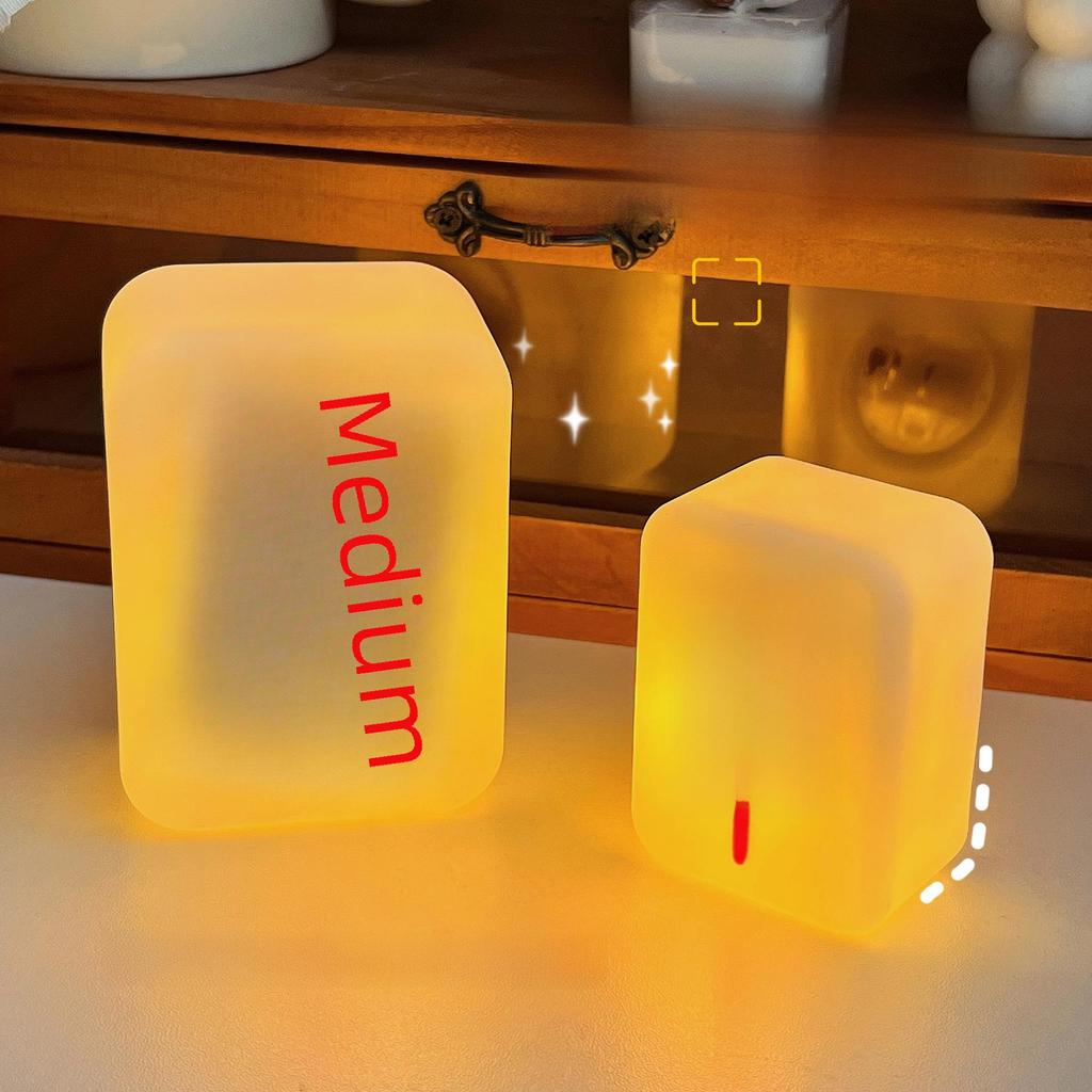 Adjustable Mahjong Night Light - Creative Soft Light for Eye Protection & Bedroom Décor, Inspired by Douyin
