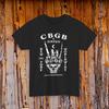 CBGB OMFUG Punk Rock Underground Band Logo Tee | Music Shirt